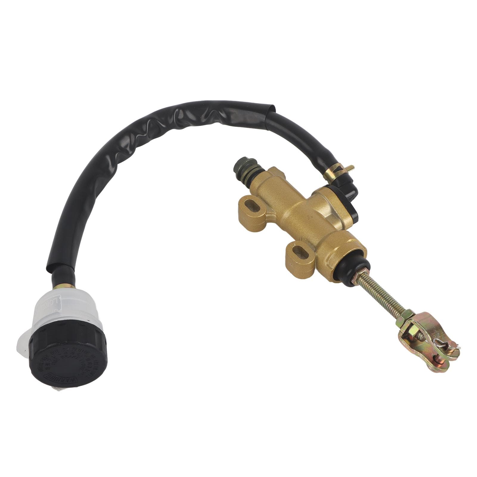 Universal Rear Foot Brake Master Cylinder Pump with Reservoir for Motorcycle Dirt Bike ATV
