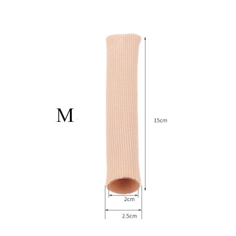 15cm Fabric Gel Tube Bandage Finger Toes Maintain Cushion Corns Hallux Valgu Blisters Calluse Pain Relief Pads M