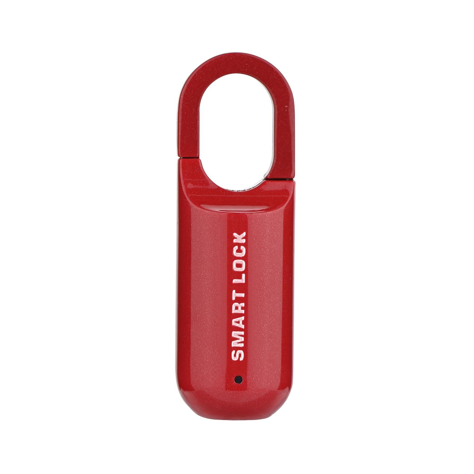 MQ-1017 Smart Fingerprint Padlock Waterproof Biometric Lock Portable Keyless Security Lock red