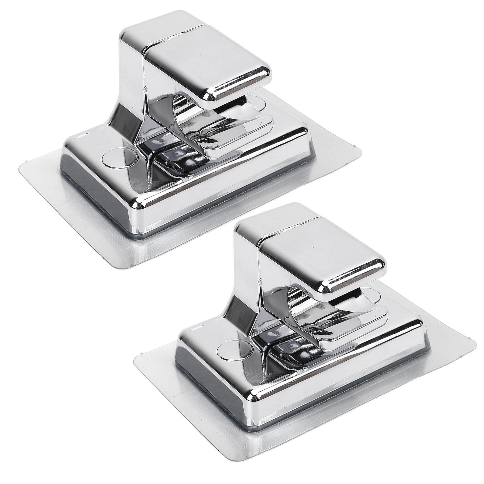 2 Pcs Shower Head Holder Self Adhesive No Drilling Rotatable Wall Mount Shower Wand Holder Bracket