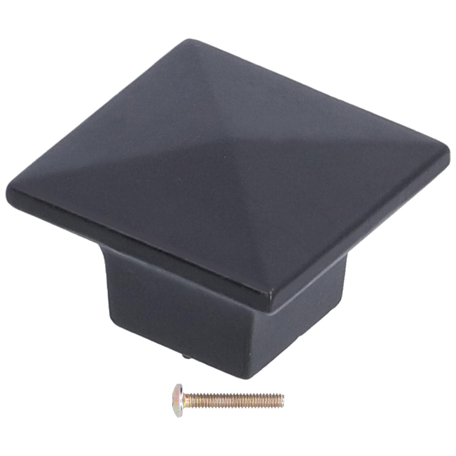 Black Single Hole Cabinet Handle Zinc Alloy Dressers Knobs for Wardrobes Furiniture Home