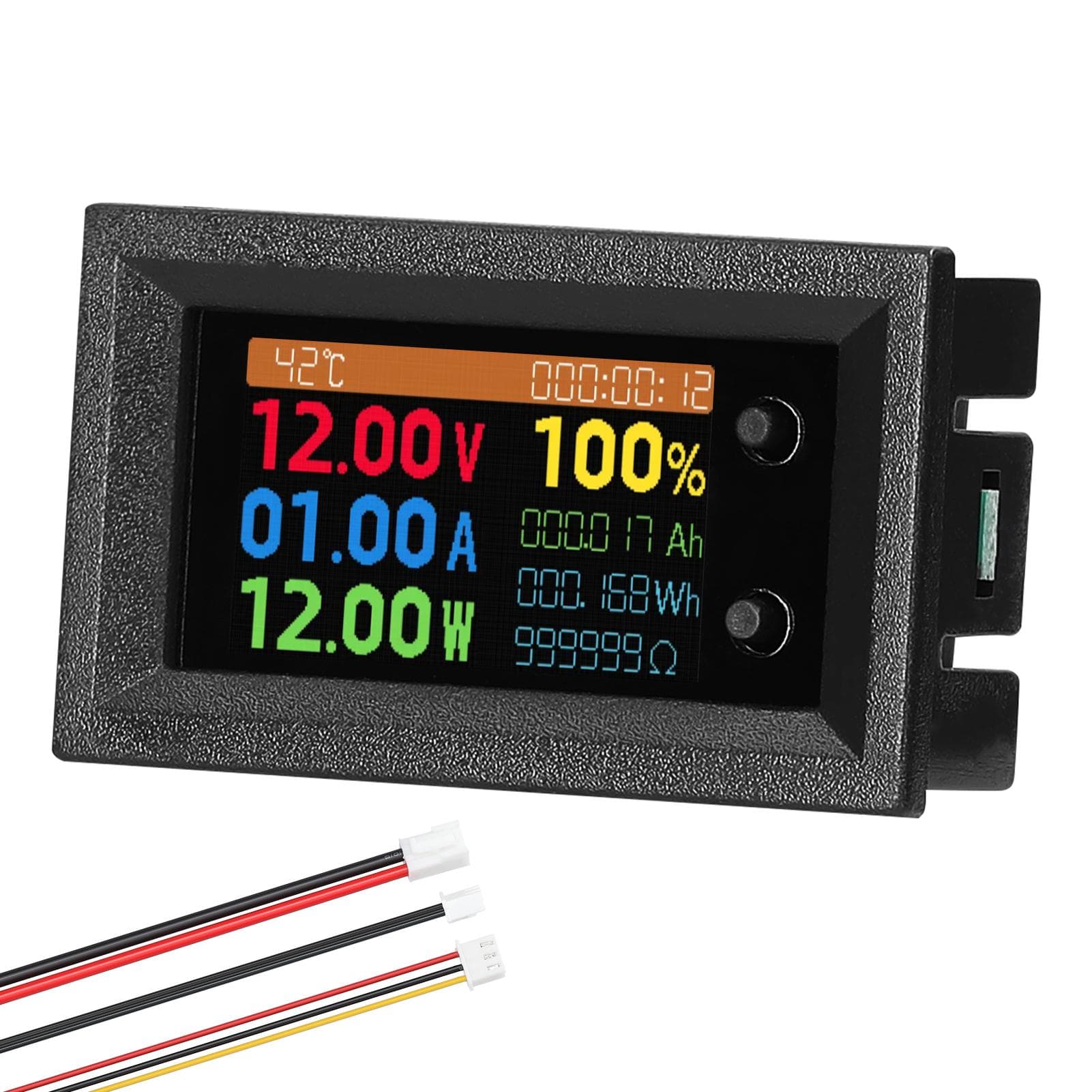 9in1 Multifunction Tester 1.14-inch IPS Color Display Measuring Instrument with Voltage Current 50A multicolour