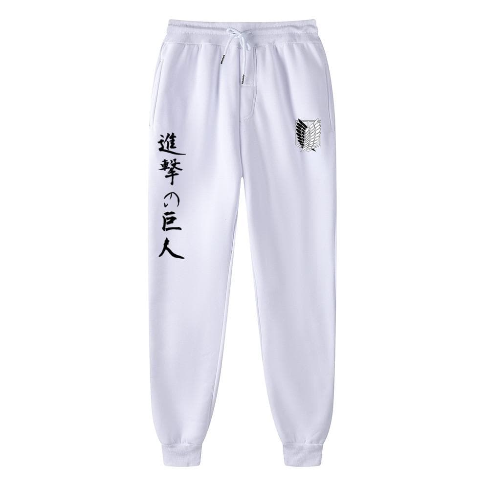 Anime Attack on Titan Printed Men's Joggers Brand Man Casual Trousers Sweatpants Fitness Workout Running Sporting Pants Clothing XL