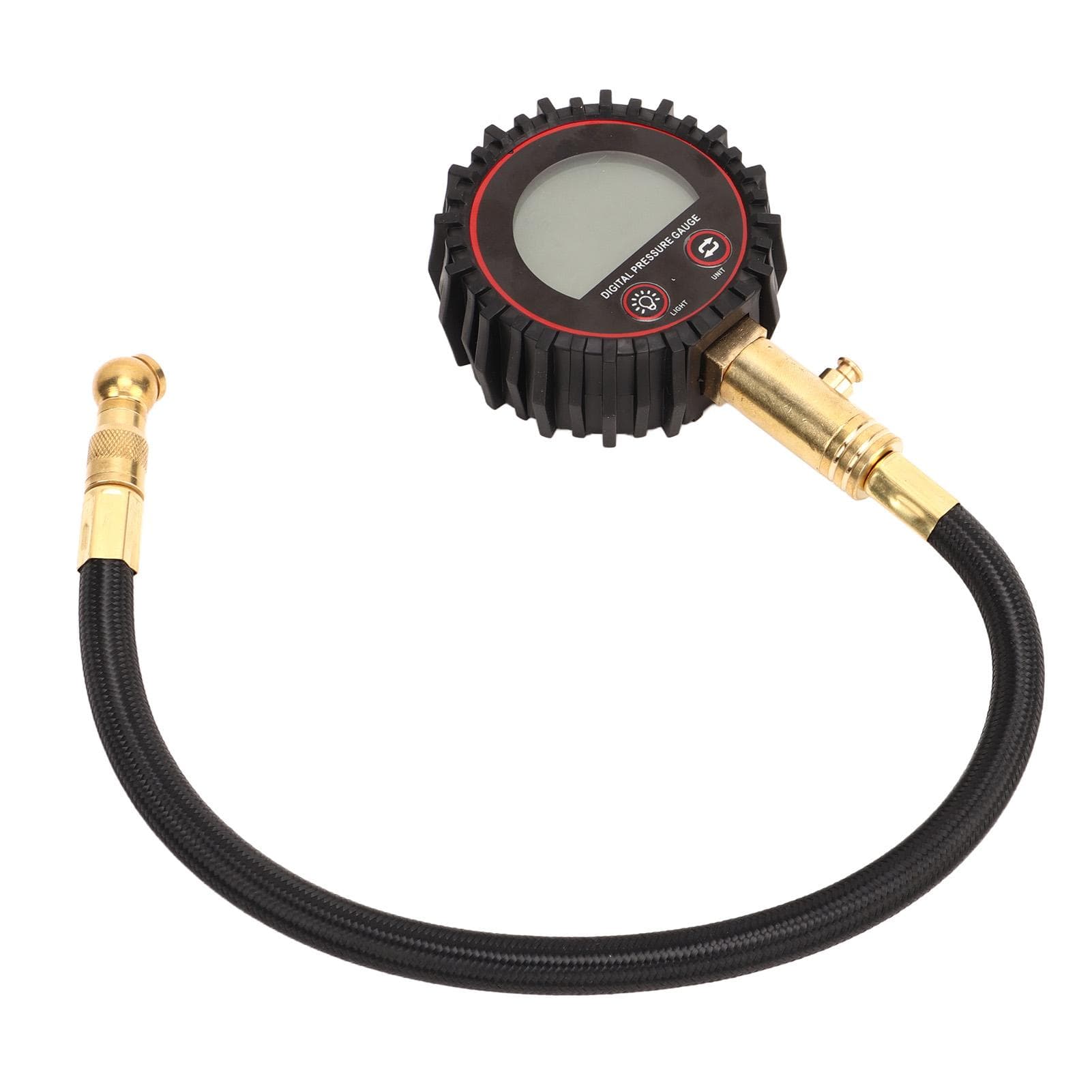 Digital Tire Pressure Gauge 0 to 200 PSI 4 Units Accurate Easy to Read for Car Motorcycle SUV Bike