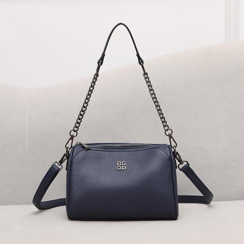 Handbag Vintage Crossbody Bag Spring/Summer Women's Bag Large Capacity Women's Fashion Shoulder Bag blue