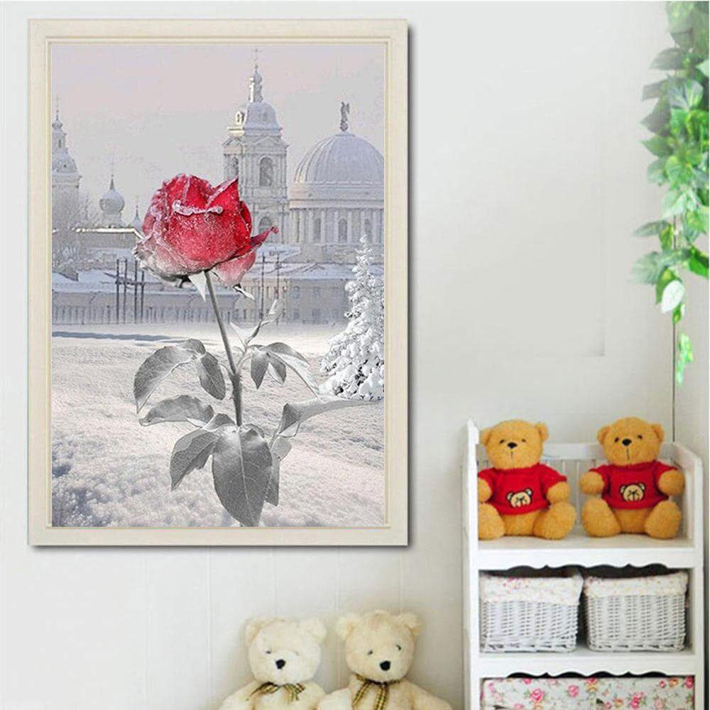 Diamond Embroidery Set Full Round Drill Diamond Painting 5d Picture of Stones Wall Decor 20X30CM