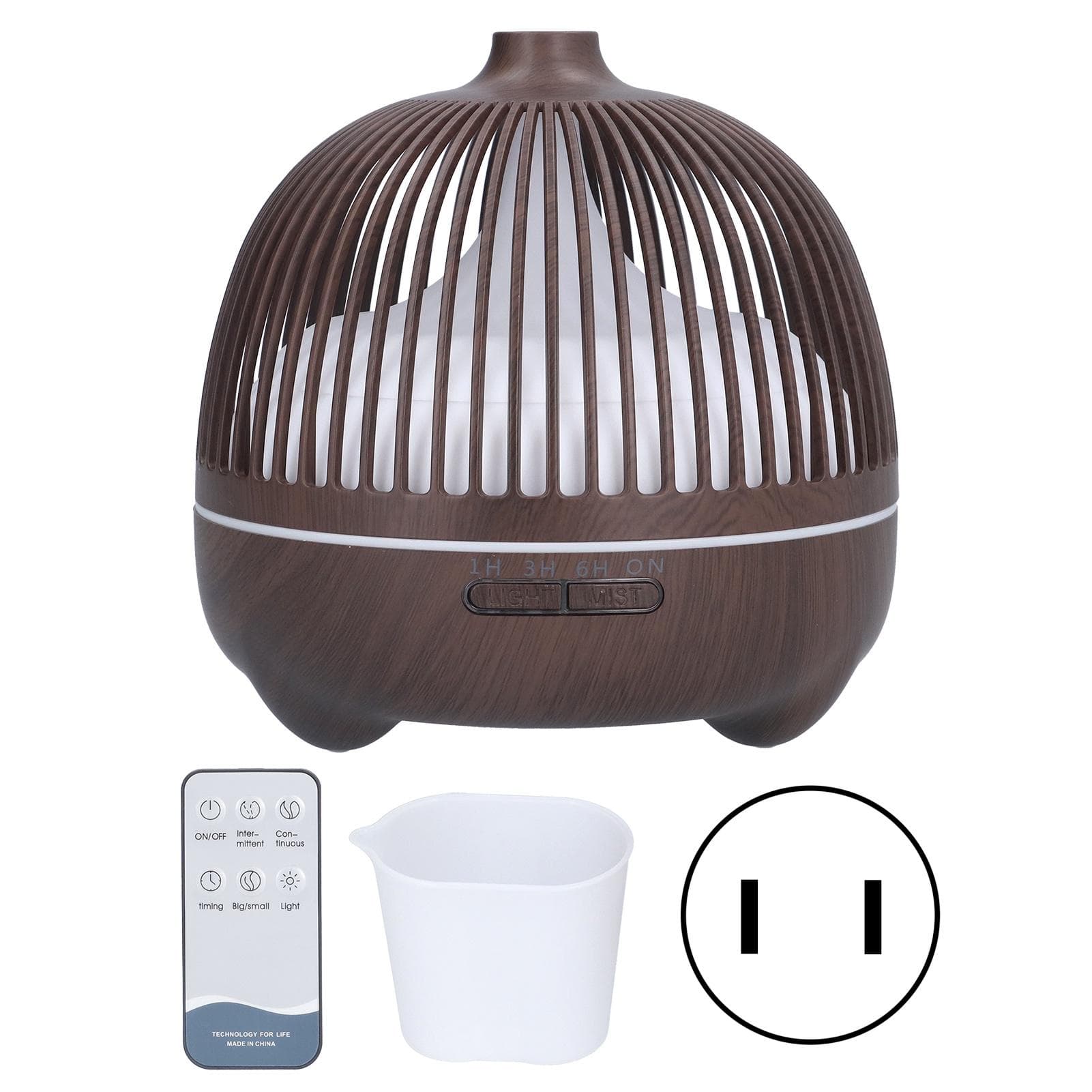 Home Air Humidifier Remote Ultrasonic Essential Oil Aroma Diffuser with RGB LED Light 100?240V Deep