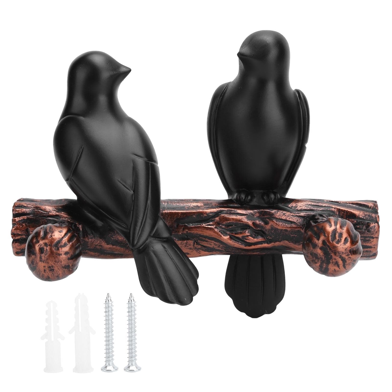Clothes Hanger Innovative Wall Mounted Bird Shaped Resin Hook for Bedroom Entryway