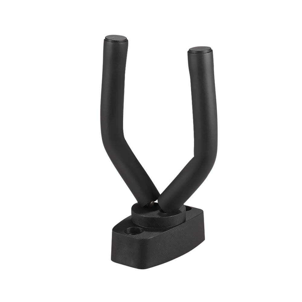 Wall Mount Guitar Hanger Hook Holder Keeper for Electric Acoustic Guitars Bass Ukulele String black