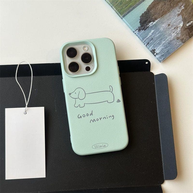 Cartoon Puppy Suitable for Apple 16PROMAX Mobile Phone Case IPhone 14 Silicone 15/13 Soft Shell 12 Anti-fall 11 Apple XS