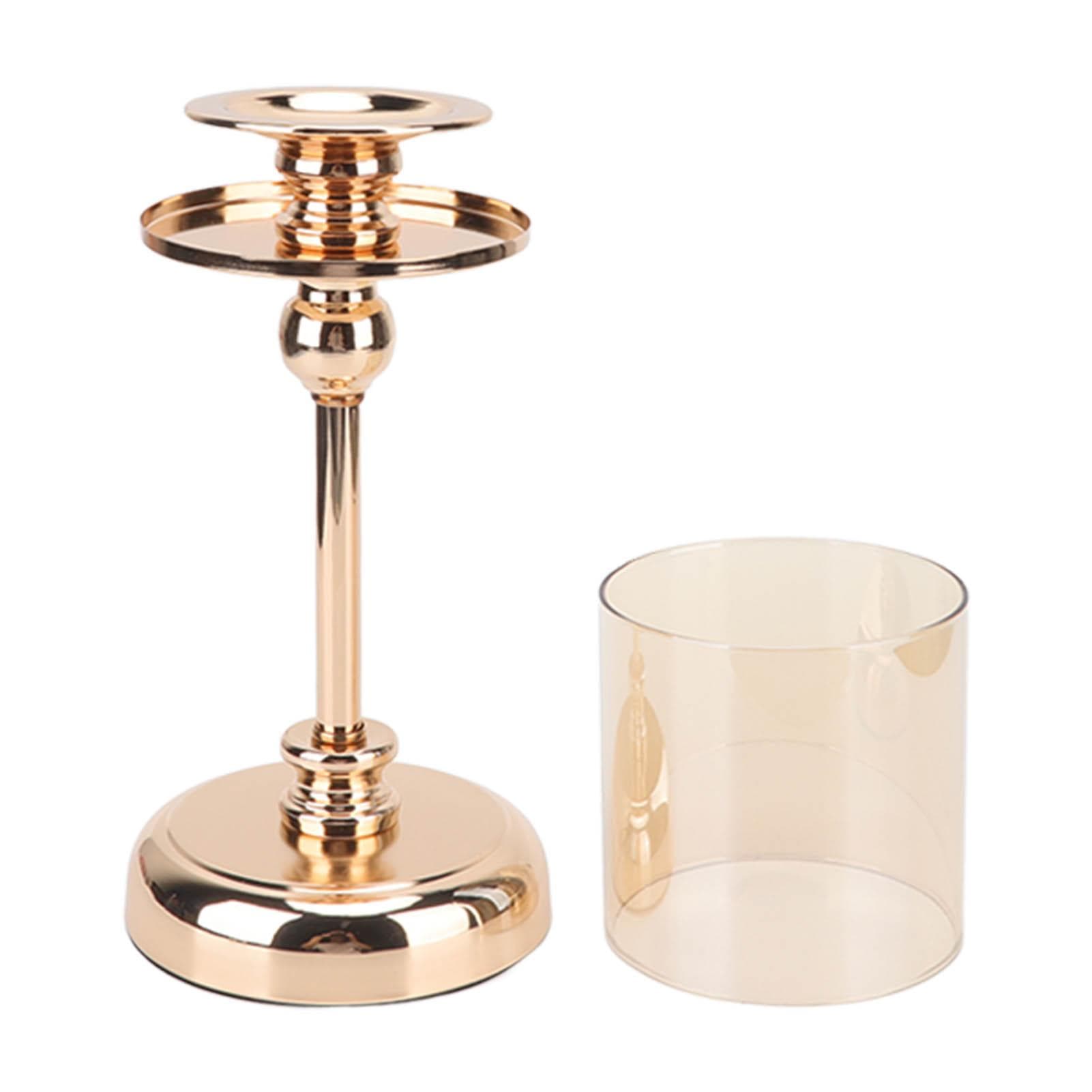 Light Luxury French Candlestick Ornament Table Candle Holder Romantic Candlelight Dinner Decorative