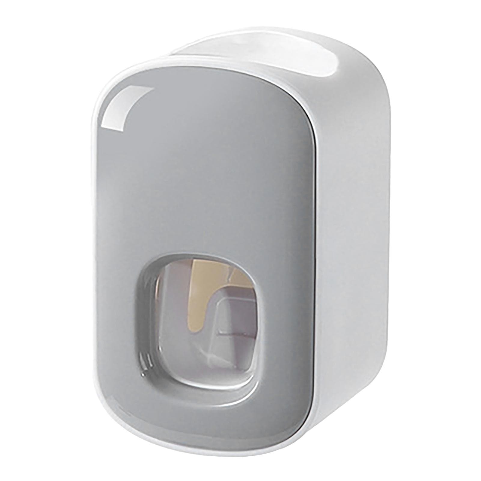 Automatic Toothpaste Dispenser Wall Mounted Toothpaste Squeezer for Household Bathroom Black gray