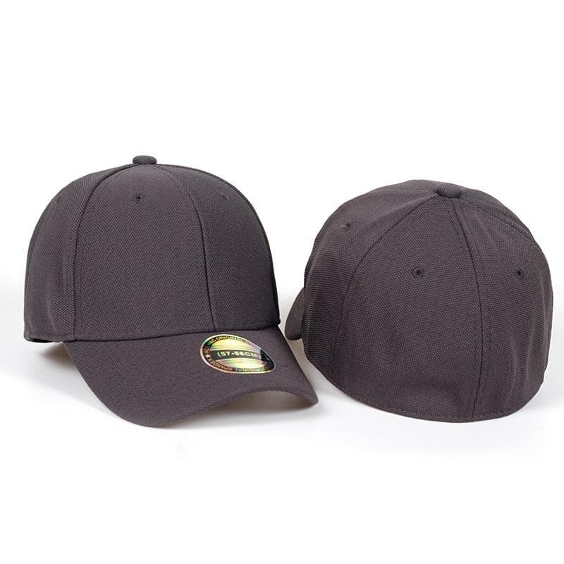 Black Baseball Cap Men Snapback Hats Caps Men Fitted Closed Full Cap Women  Male Trucker Hat dark gray