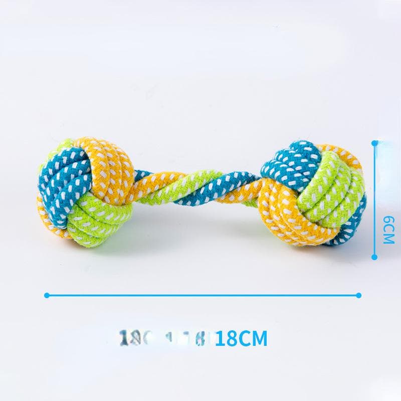 Dog Chew Toy Bite Resistant Rope Knot 7pcs Pet Large Dogs to Relieve Boredom Teeth Grinding and Cleaning Pet Training Supplies