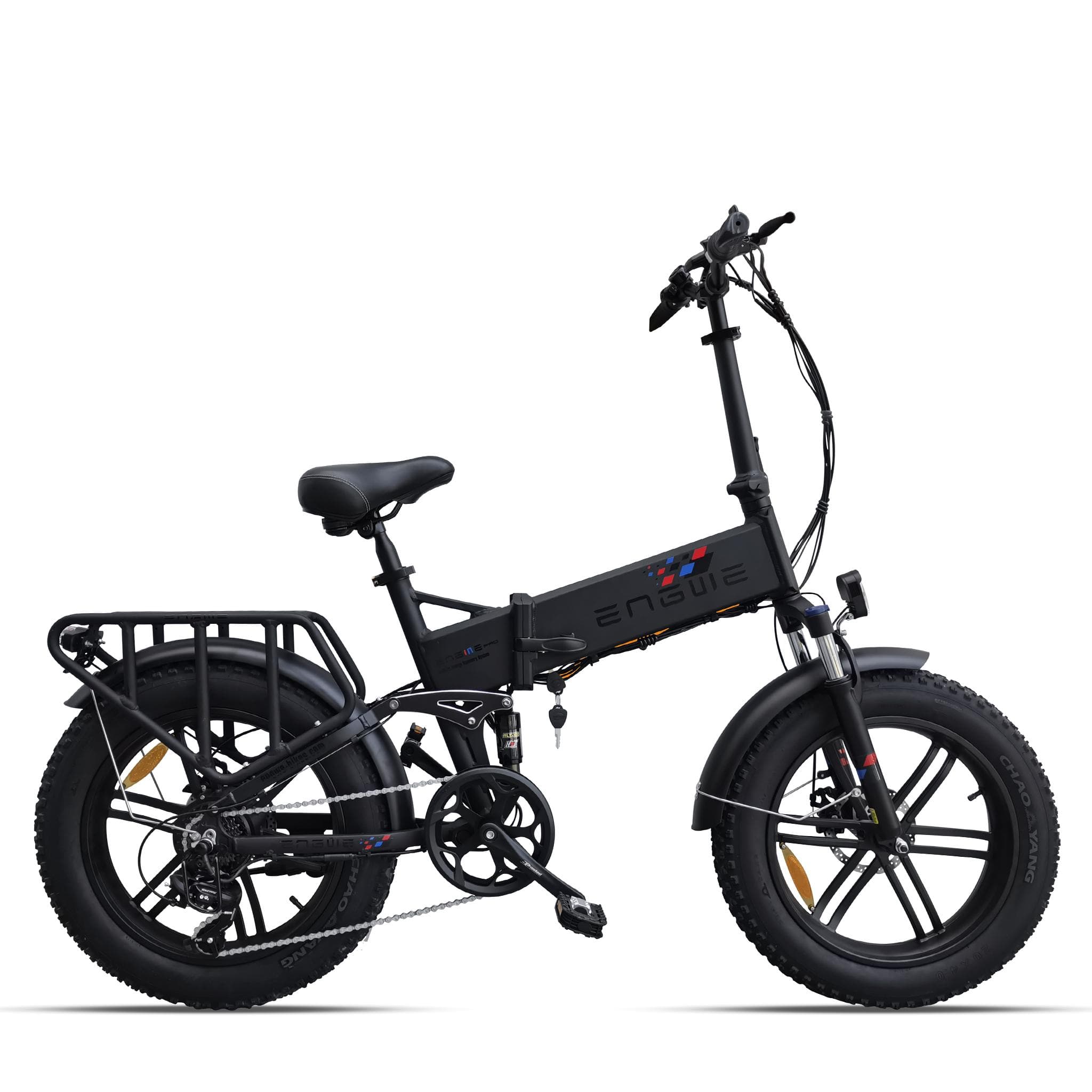 ENGWE ENGINE X E-Bike 250W Motor 48V Battery Adult Electric Bicycle 20*4.0 fat Tire Commuting Electric Bike City Riding black