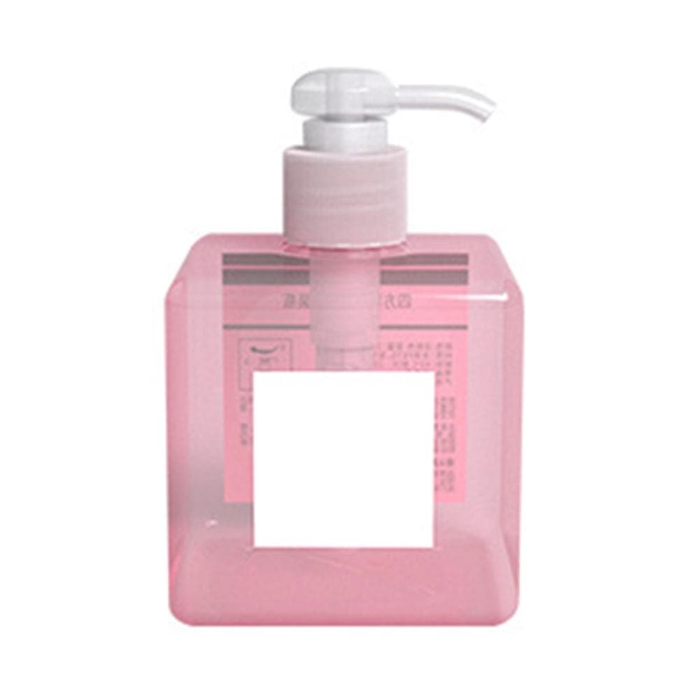 250/450ml Plastic Liquid Soap Lotion Dispenser Refillable Press Pump Bottle 250ml pink