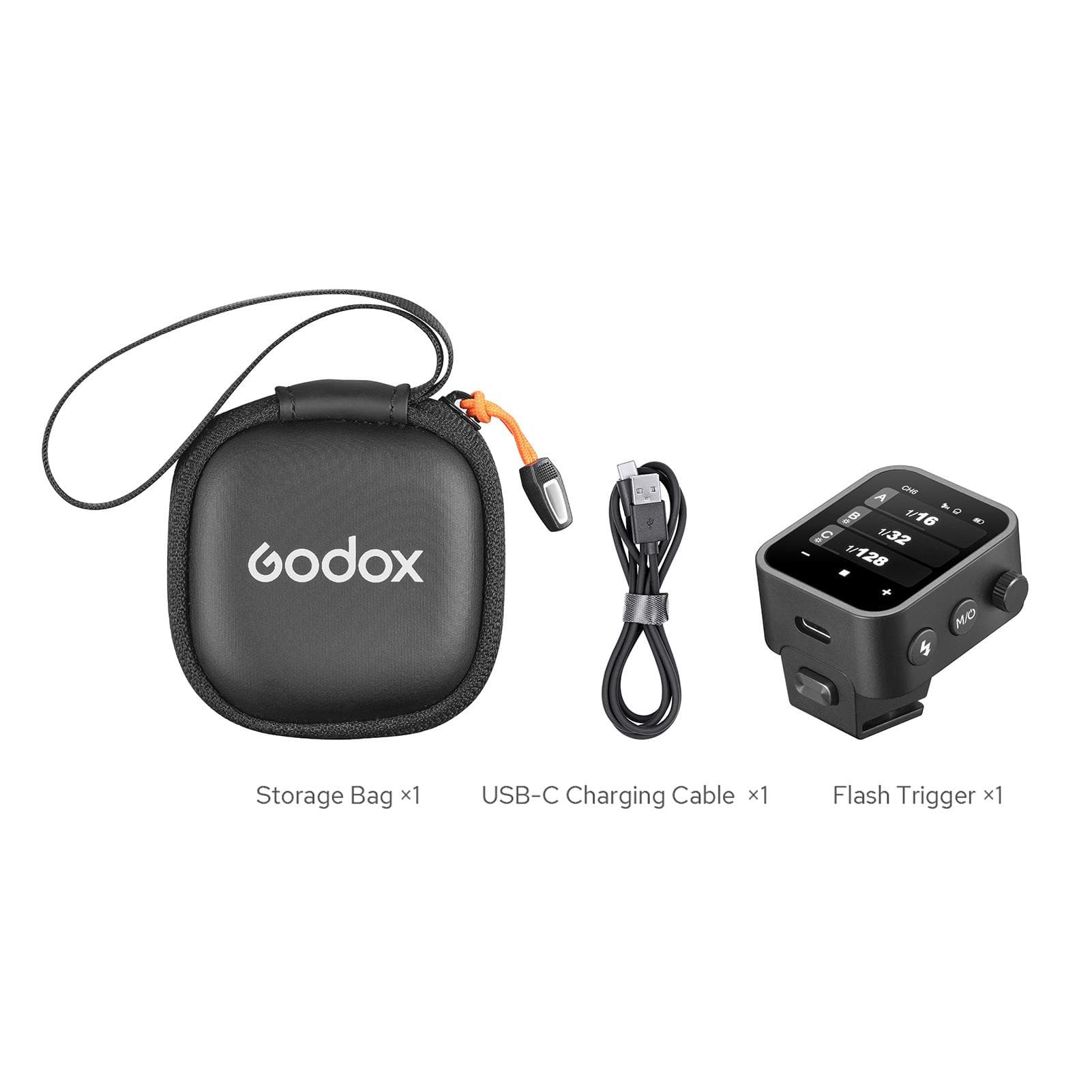 GODOX X3L 2.4G Wireless Flash Trigger Transmitter TTL Autoflash with Large OLED Touchscreen Support Leica camera black