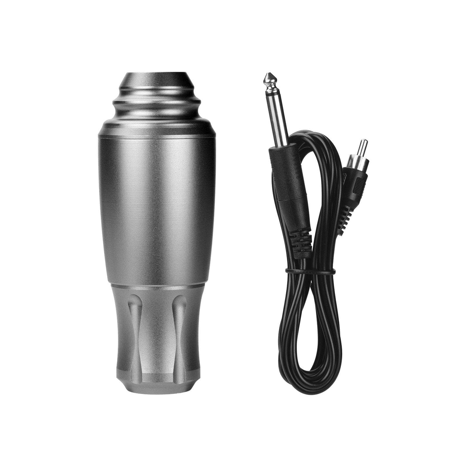 Aluminum Alloy Rotary Tattoo Pen Short Pen-type Tattoo Machine Shader Liner Motor Power Cord Kit 0 grey