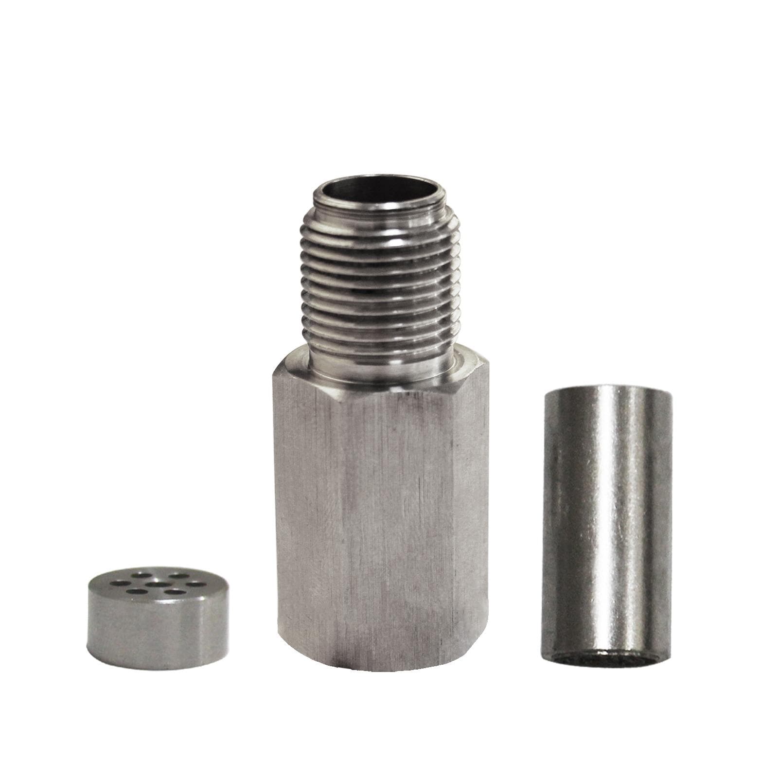 90 Degree O2 Oxygen Sensor Extender Spacer Engine Light Adapter Accessories M18*1.5 Iron Nickel silver