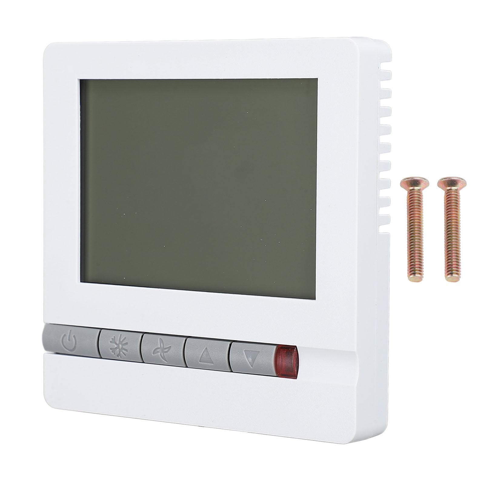 DC Brushless Fan Thermostat with LCD Screen Digital Smart Room Thermostat for Room Heating with