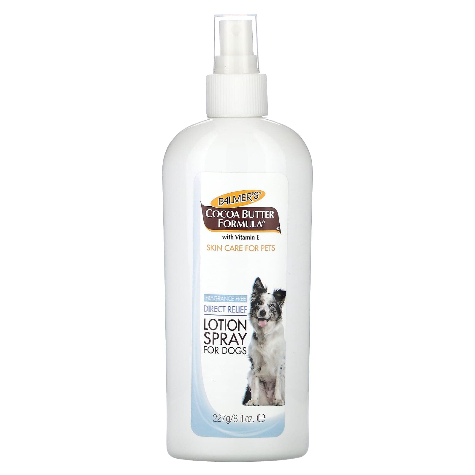 Palmer's for Pets, Cocoa Butter Formula with Vitamin E, Lotion Spray for Dogs, Fragrance-Free, 8 fl oz (227 g)