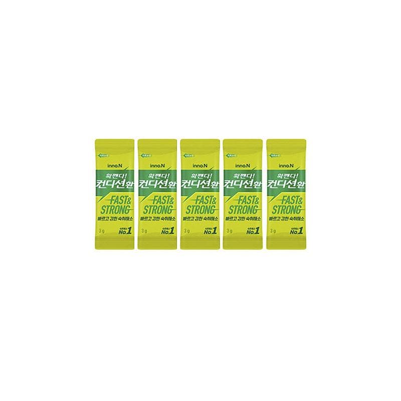 CJ Condition Hangover Cure Stick Jelly & Pills – Korean Liver Care Drink with Milk Thistle Pills 3g x 5P