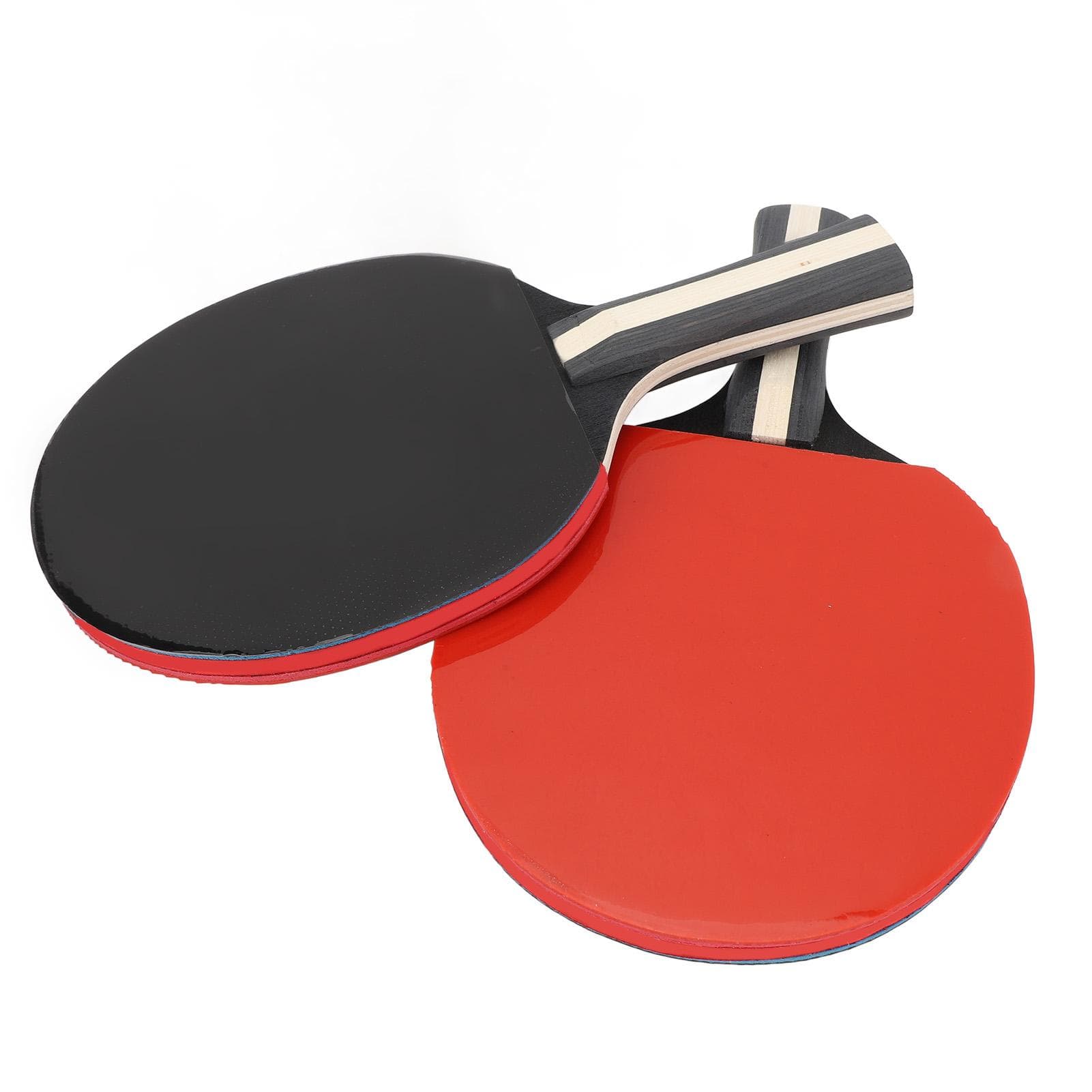 2pcs Table Tennis Racket Table Tennis Paddle with 3pcs 3 Star Professional Table Tennis Balls for