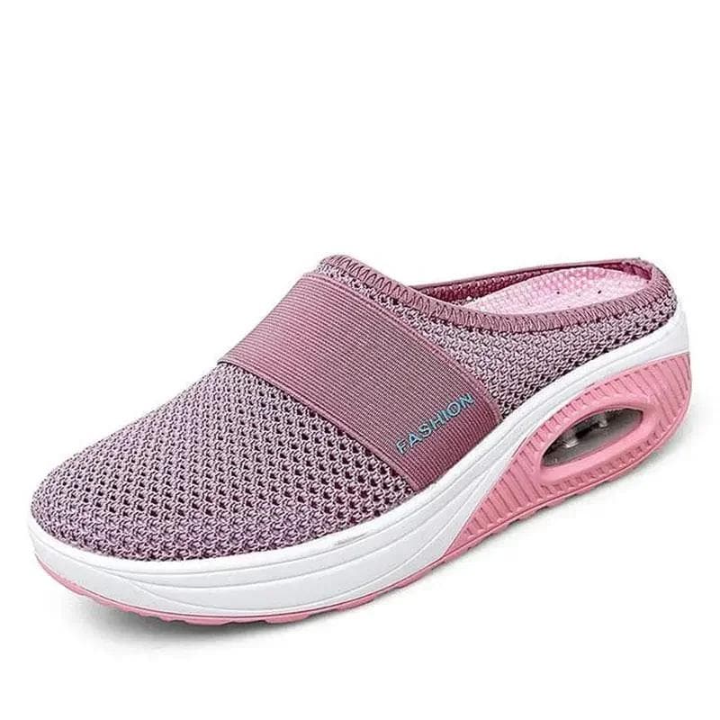 Women Wedge Slippers Premium Slippers Vintage Anti-slip Casual Female Platform Retro Shoes Plus Size Orthopedic Diabetic Sandals 36