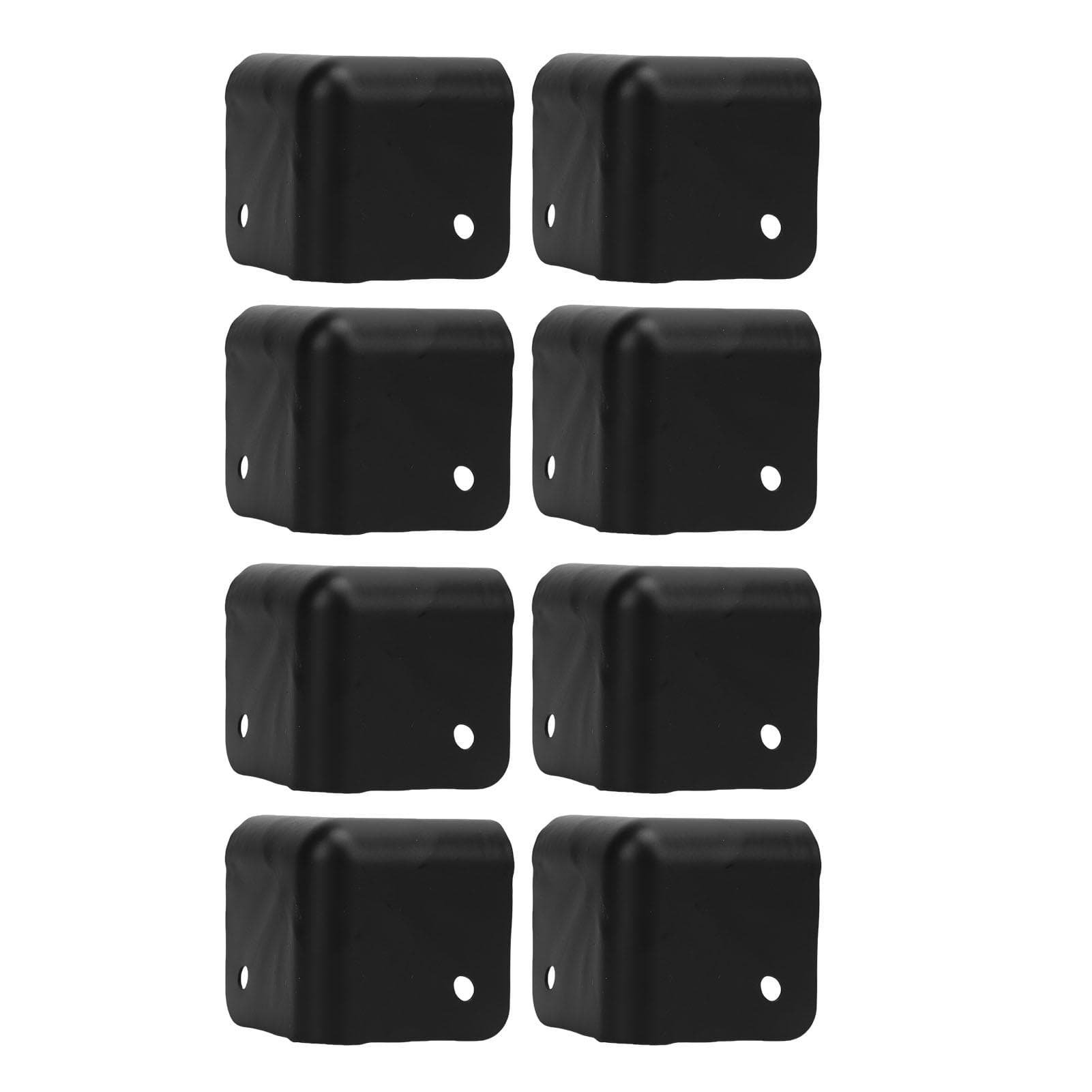 8pcs Speaker Corner Protectors Iron Cabinet Corner Guard Wrap for Stage Speaker Guitar Amplifier