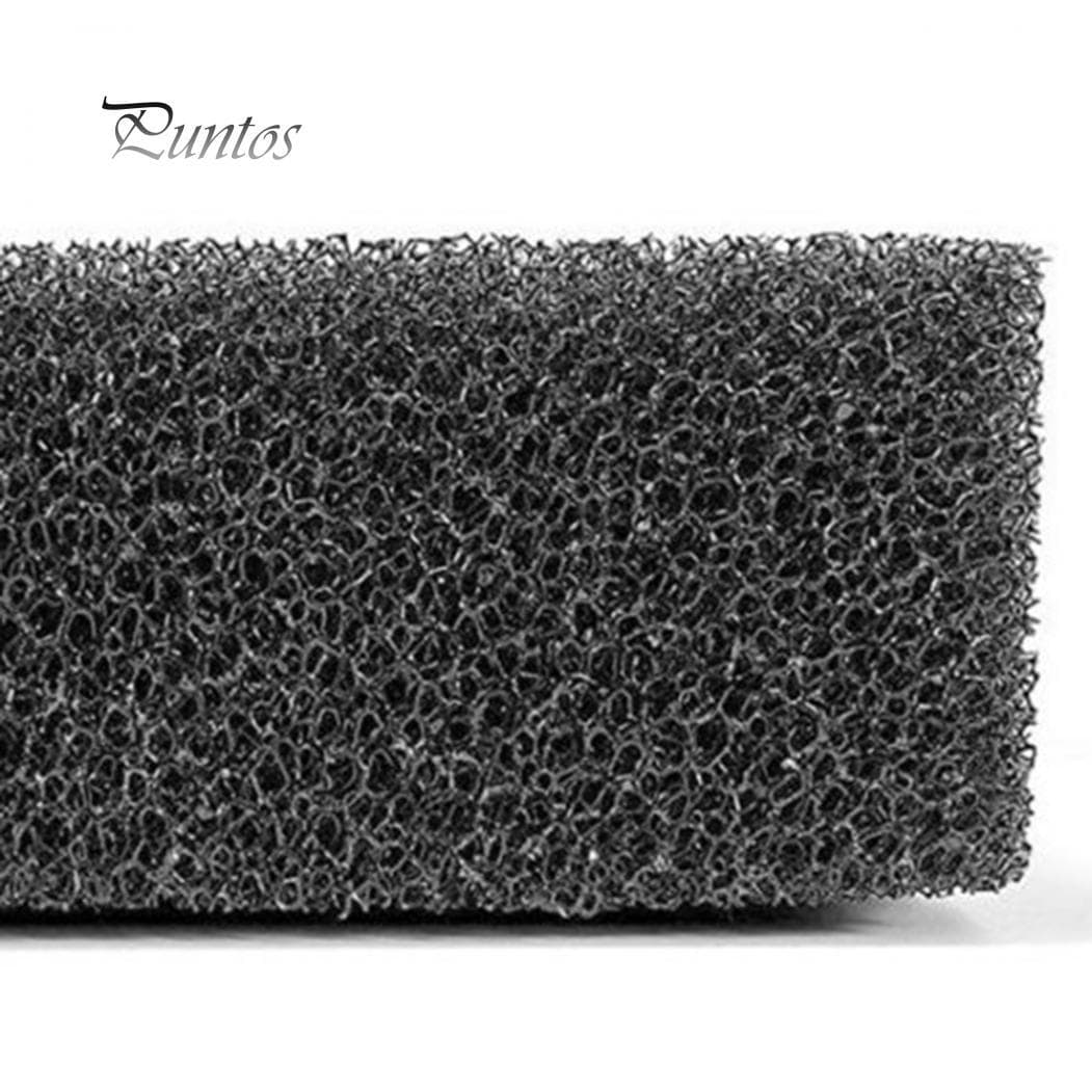 Black Foam Pond Fish Tank Aquarium Sponge Filter Pad 50*50*2cm