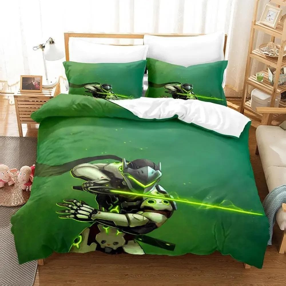 Game Cool Dragon Blade Genji by Bedding Set Single Twin Full Queen King Size Bed Set Adult Kid Bedroom Duvet cover Sets Anime 70x133cm 2pcs