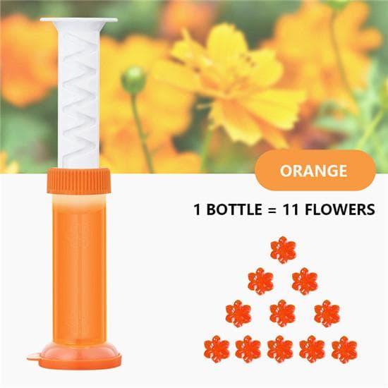 Flower Aromatic Toilet Gel Toilet Deodorant Cleaner Remove Odors And Leave No Traces Convenient To Use orange