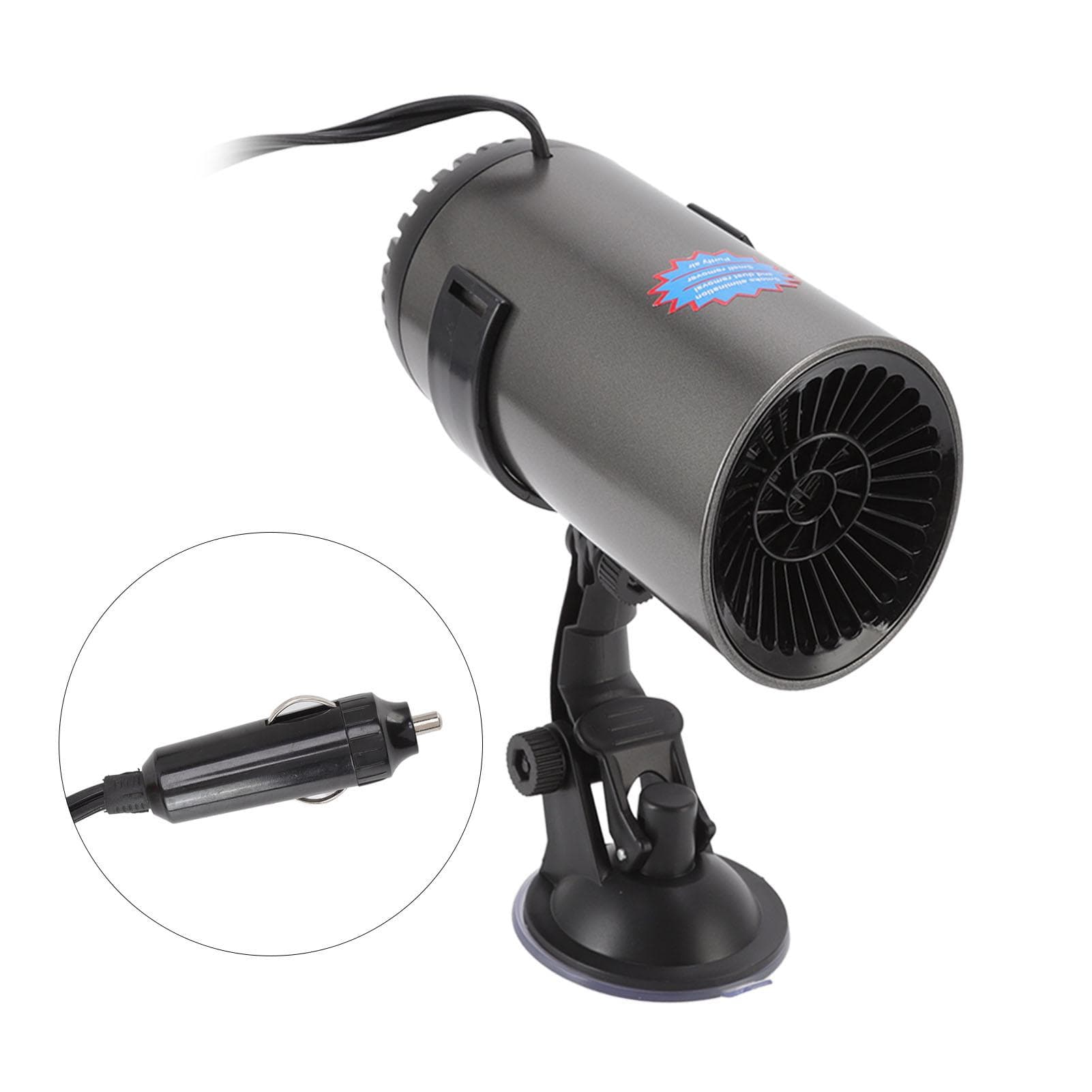 Car Heater Fast Heating Cool and Warm Portable Cigarette Lighter Car Demister Defroster with