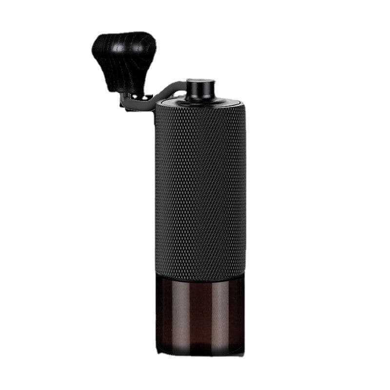 Manual Coffee Grinder Stainless Steel Professional Double Bearing Adjustable Hand Burr Coffee Bean Grinding black