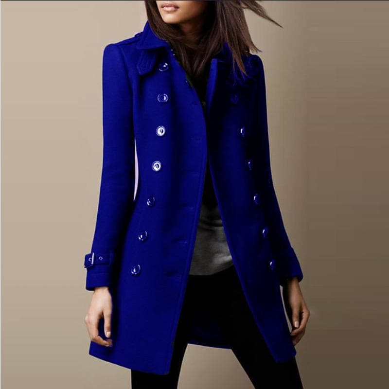 Autumn and Winter Woolen Women's Coat Nizi Jacket 3XL