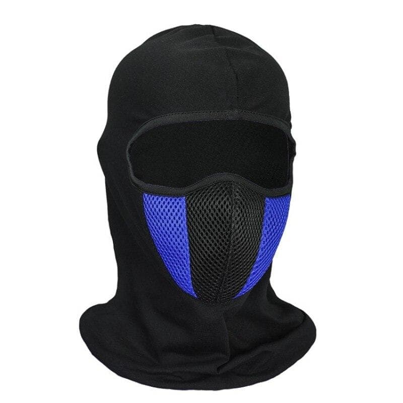 Men Outdoor Balaclava Motorcycle Ski Mask Windproof Warm Neck Full Face Shield Protect blue