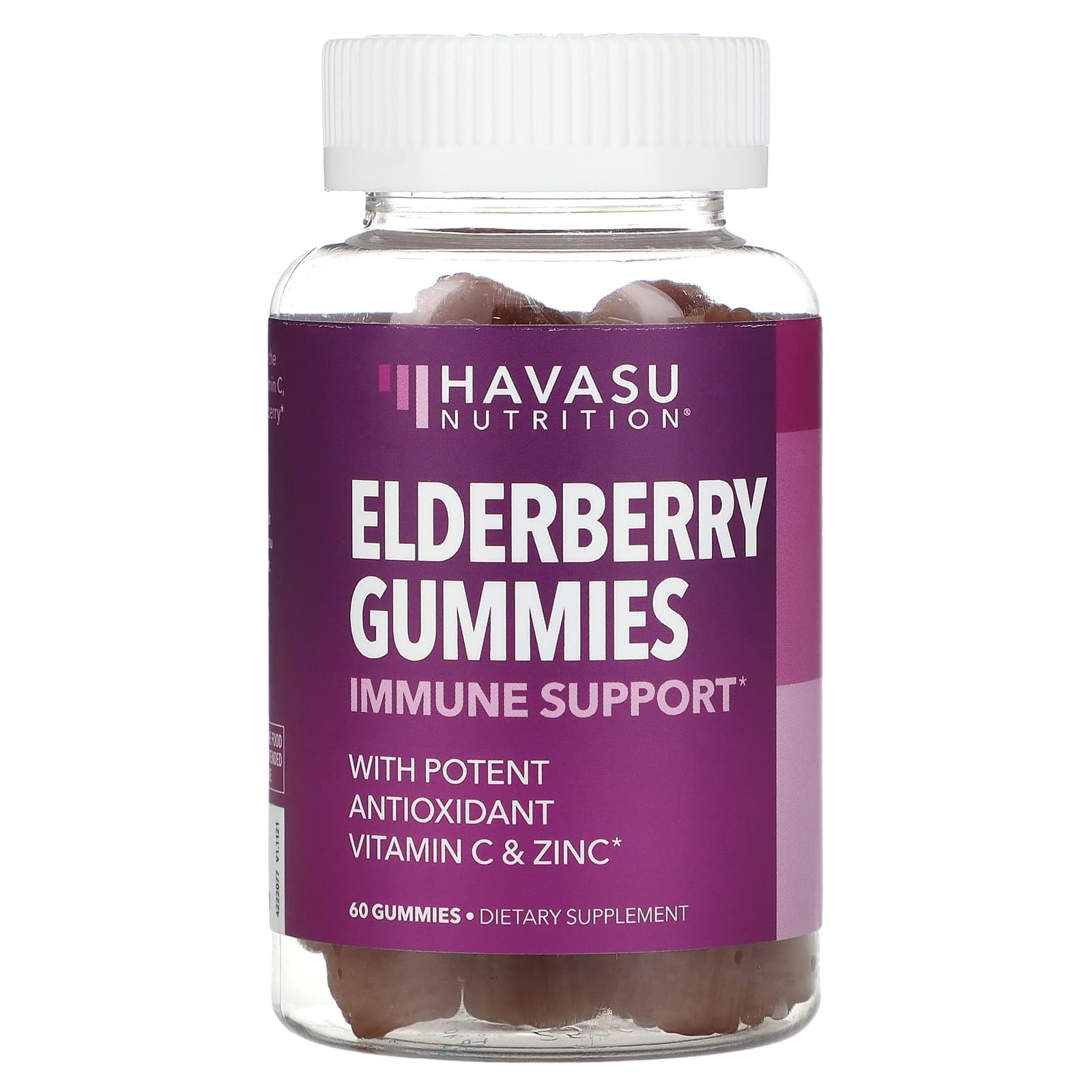 Havasu Nutrition, Premium Elderberry Gummies, 60 Count