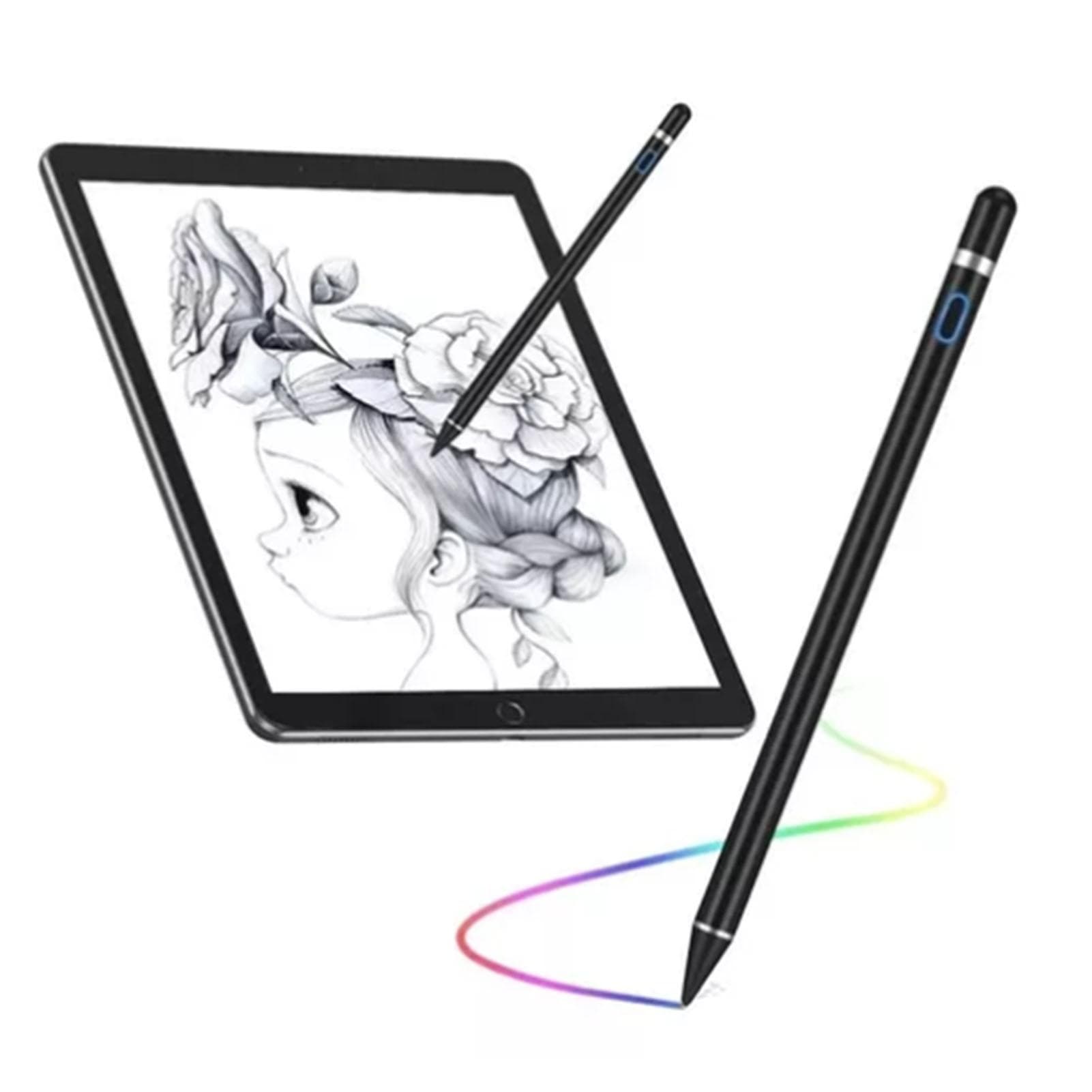 Tablet Stylus Pen High Accuracy Dual Tip Writable Universal Stylus Pen for Phone Tablet PC Black