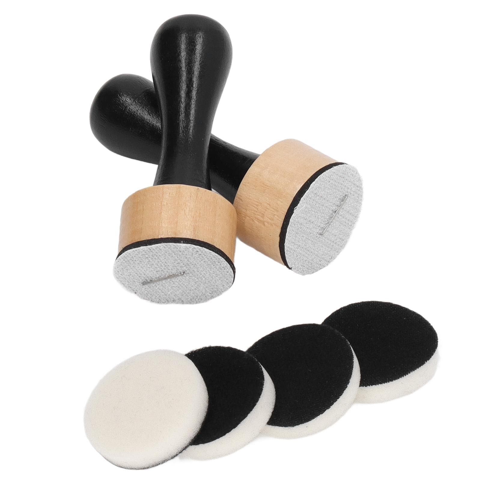 Ink Paints Mixing Blending Tool with 2 Handle 4 Round Sponges DIY Patterns Ink Blending Tool Set