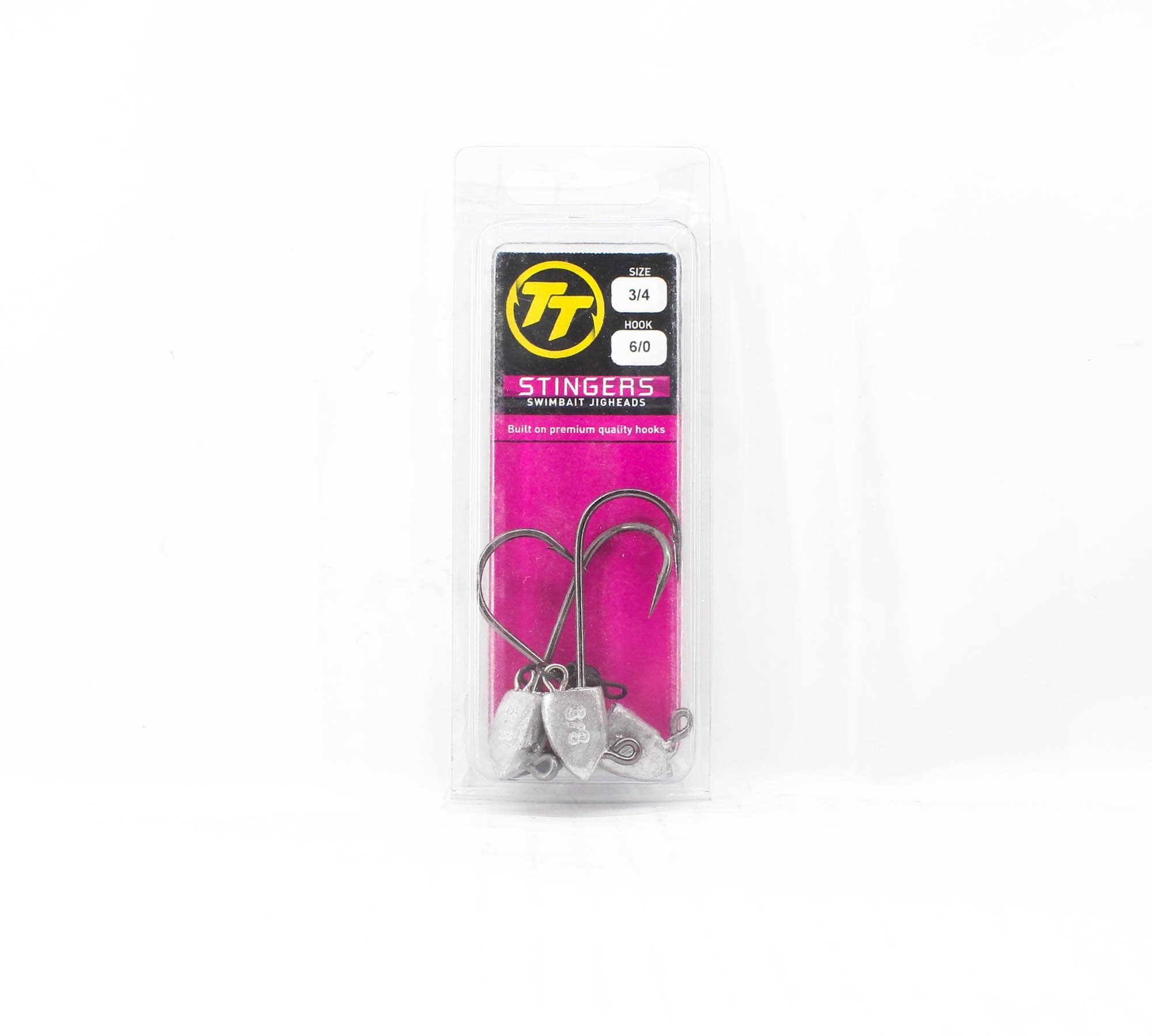 Tackle Tactics TT Stingers Jig Head 3/4 oz 6/0 3/pack (2263)