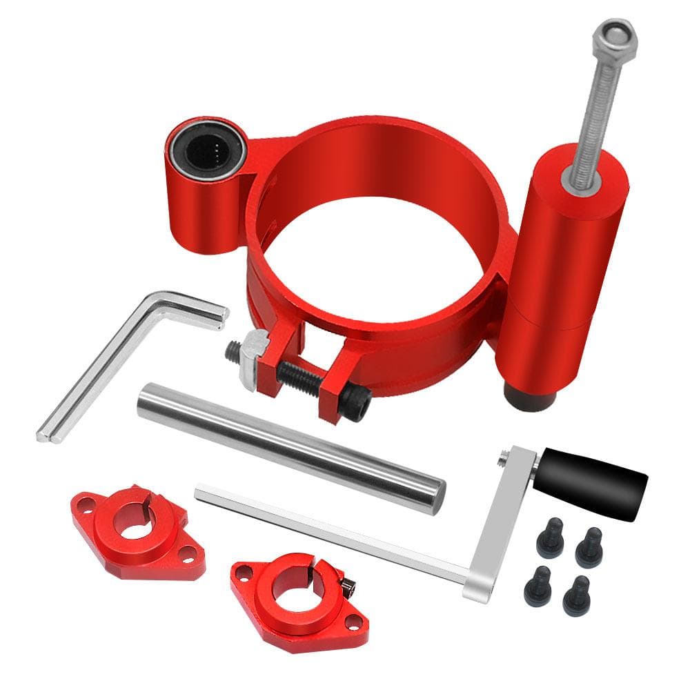 Router Lift Table Aluminum Lifting Platform Stand Woodworking Benches 47mm Lifting for 63.8-65mm red