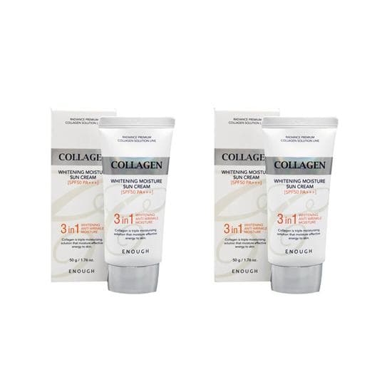 Enough Collagen Whitening Moisture 3in1 Sun Cream 50ml (3 Options) #2pcs