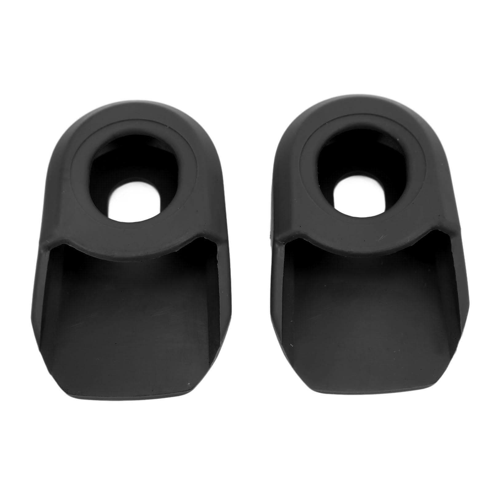 2PCS Bike Crank Cover Protector Silicone BIcycle Crank Arm Sleeve Cover Protective CaseRed