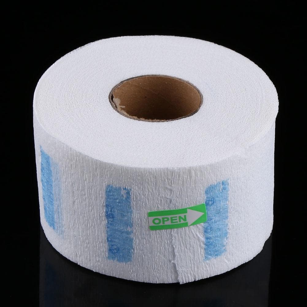 5PcsSet White Disposable Neck Covering Paper Rolls Hair Cutting Accessory Hairdressing Tools