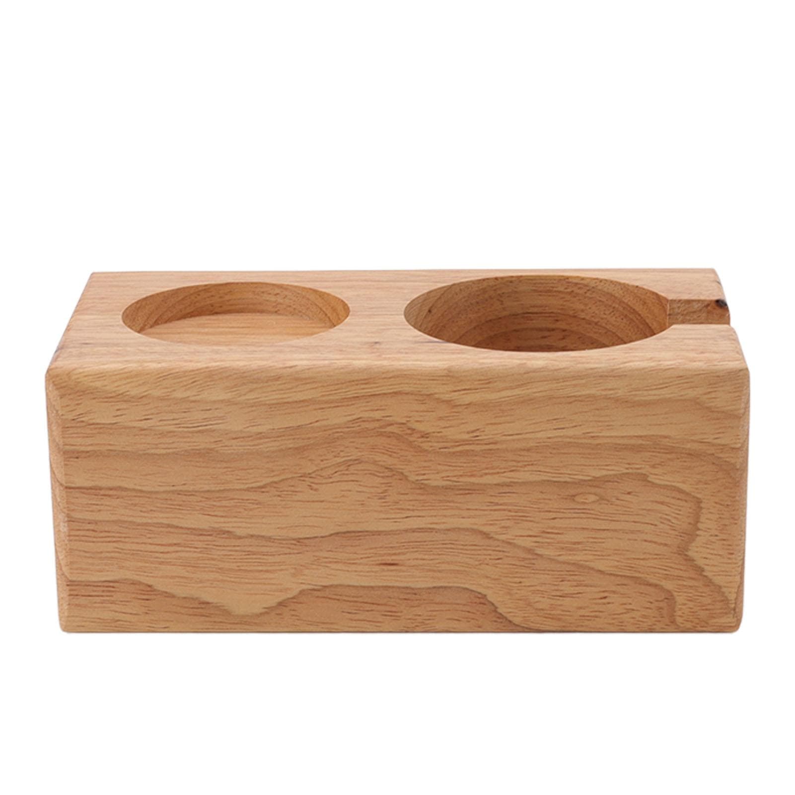 Coffee Tamper Holder Beech Distributor Storage Rack Coffee Bar Accessories for 58mm Tamper Wood