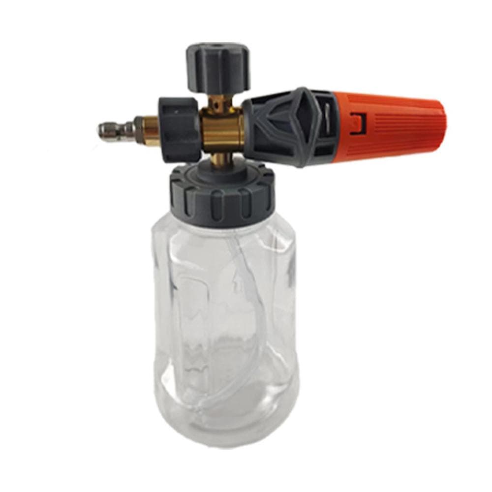 Foam Cannon for Pressure Washer, Car Foam Blaster Adjustable Snow Foam Lance with 14   Quick transparent