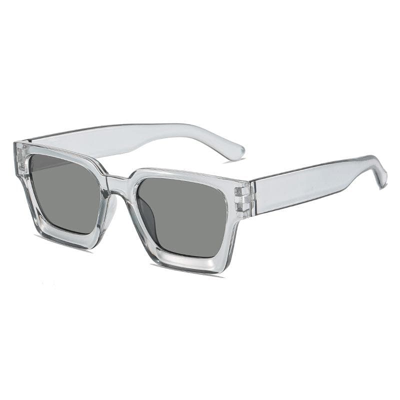 New Square Casual Sunglasses Large Frame Vintage UV400 Protection Unisex Outdoor Daily Eyewear Fashion