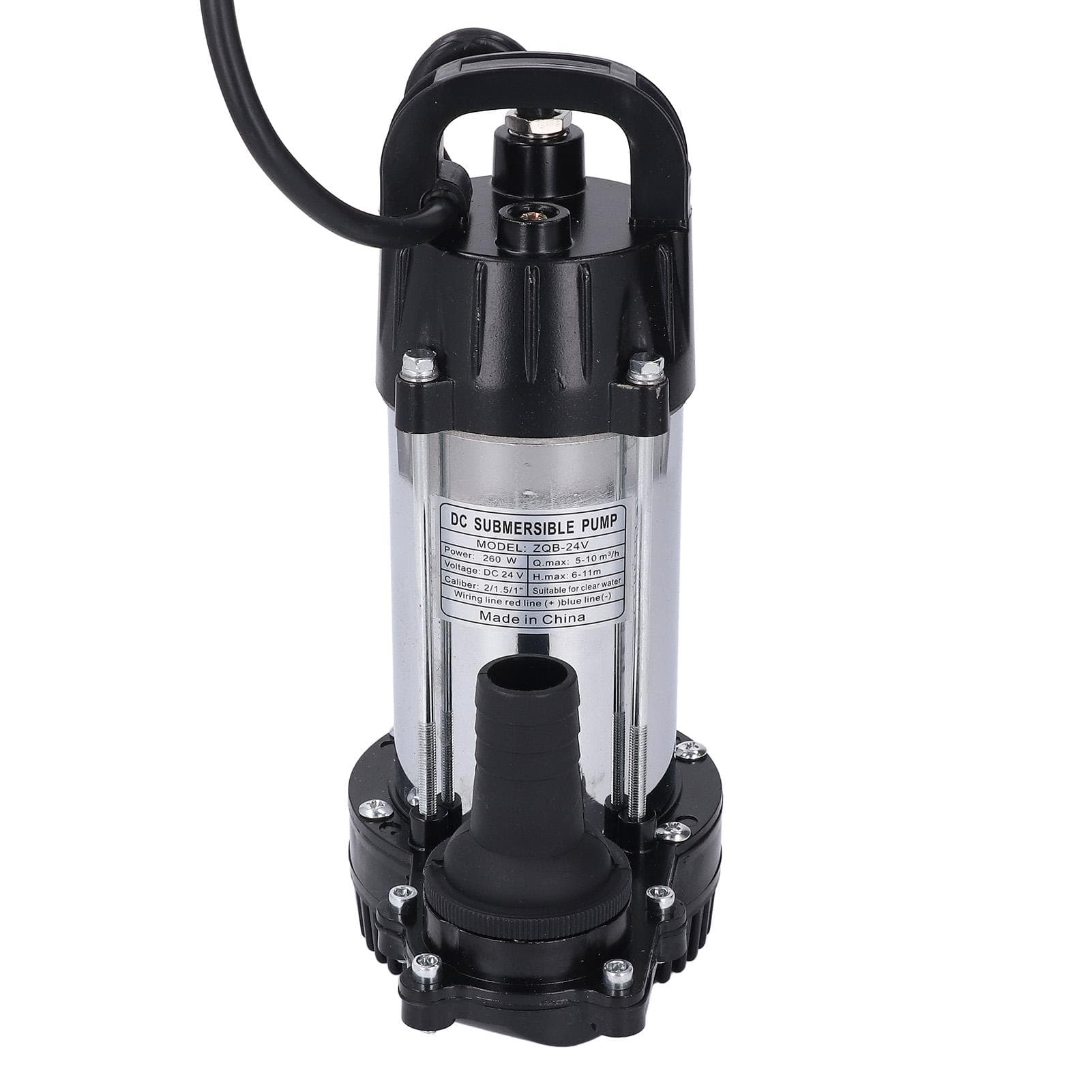 DC24V 260W Submersible Pump High Lift Copper Motor Solar Water Pump with 1 Inch 1.5 Inch 2 Inch