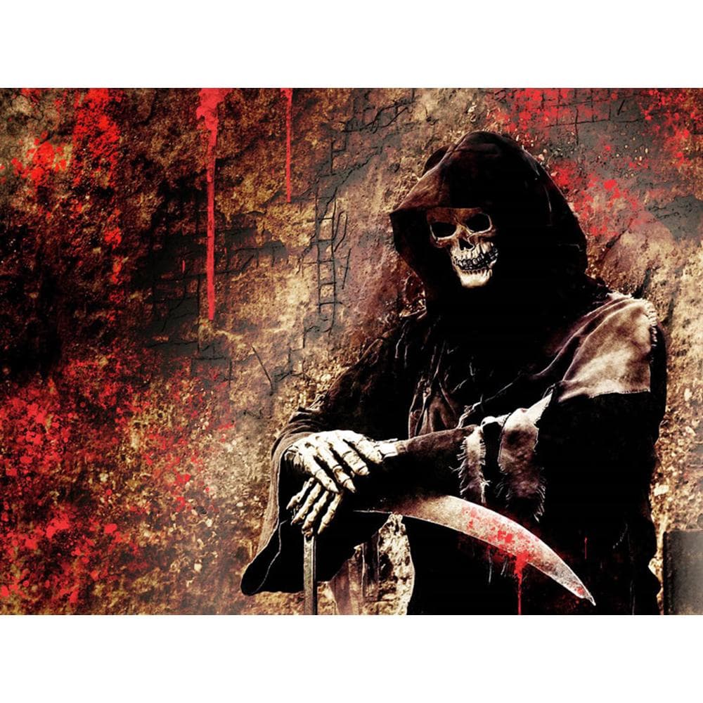 Diamond Painting Skull Rhinestone Cross Stitch Diamond Embroidery Halloween Bead Picture Kits 20X30CM
