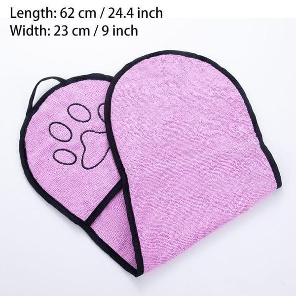1PC Small Pet Towels for Drying Dogs - Heavy Duty Soft Microfiber Bath Towel - Super Absorbent, Quick Drying, & Machine Washable